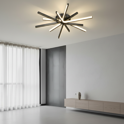 CelestialGlow | Modern Elegant LED Semi-Flush Mount Ceiling Light
