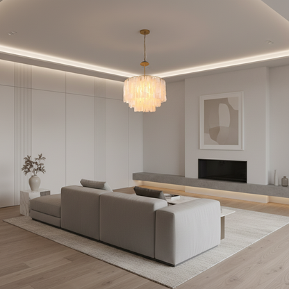 ShellAura | Elegant Modern Shell Chandelier Light Fixture