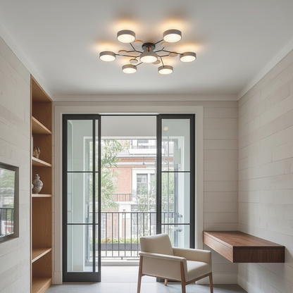 CelestialGlow | Modern Artistic LED Flush Mount Ceiling Light