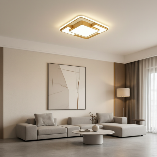 Lumenova | Stylish Modern LED Flush Mount Ceiling Light Fixture