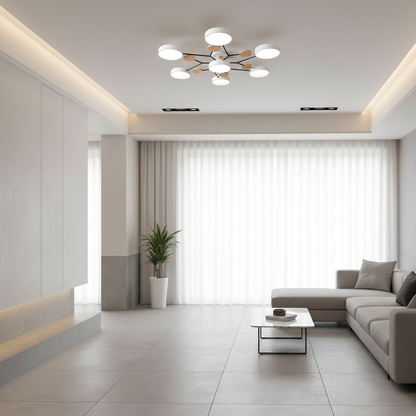 CelestialGlow | Modern Artistic LED Flush Mount Ceiling Light