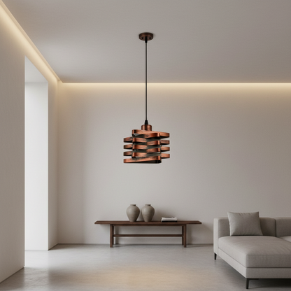IronCraft | Stylish Black Metal Ribbon Kitchen Pendant Lighting