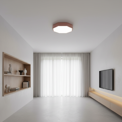 Luminara | Stylish Modern Octagonal LED Flush Mount Ceiling Light