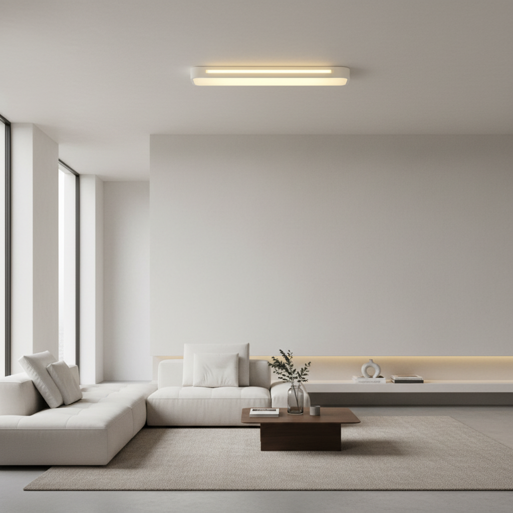 Luminara | Modern Elegant Long Oval LED Flush Mount Ceiling Light