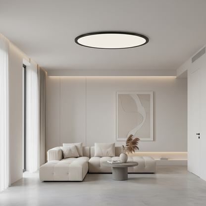 Luminara | Modern Ultra-Thin Round LED Flush Mount Ceiling Light