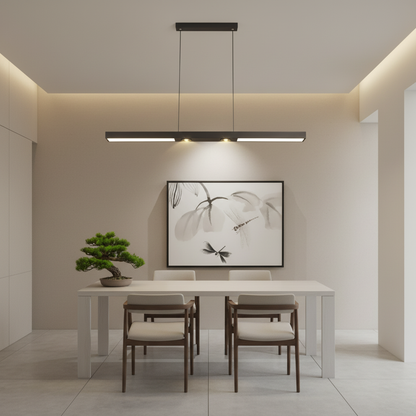 Luminara | Sleek Modern Iron Hanging Pendant Ceiling Lamp for Kitchen