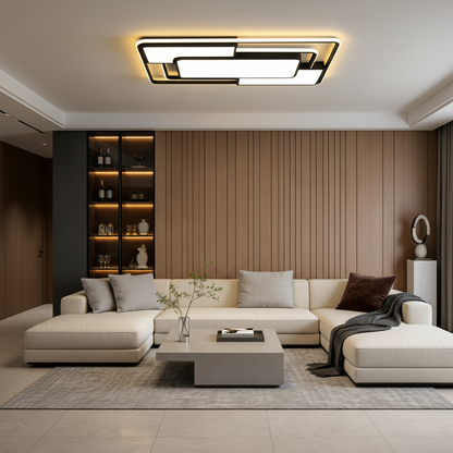 Lumenova | Stylish Modern LED Flush Mount Ceiling Light Fixture