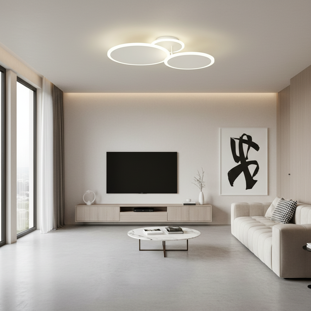 Luminara | Modern Dimmable LED Flush Mount Ceiling Light Fixture
