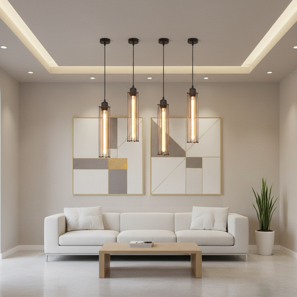 IronCraft | Stylish Black Industrial Kitchen Pendant Lighting Fixture