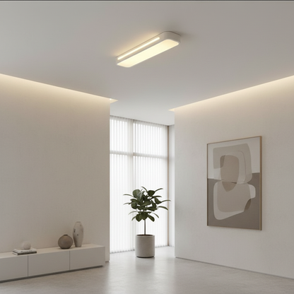 Luminara | Modern Elegant Long Oval LED Flush Mount Ceiling Light