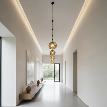 Luminex | Modern Geometric Metal Shade Kitchen Pendant Lighting