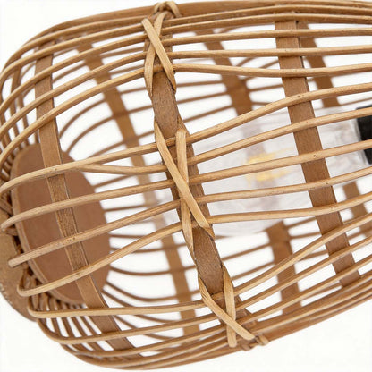 RattanGlow | Charming Vintage Outdoor Solar Lantern for Ambiance