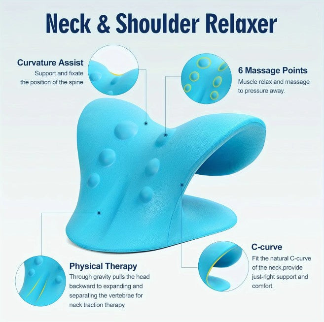 Neck & Shoulder Comfort Relaxer Pillow