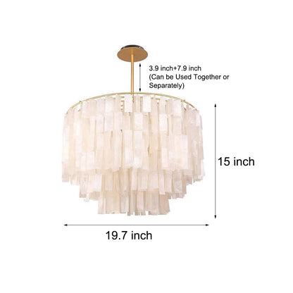 ShellAura | Elegant Modern Shell Chandelier Light Fixture