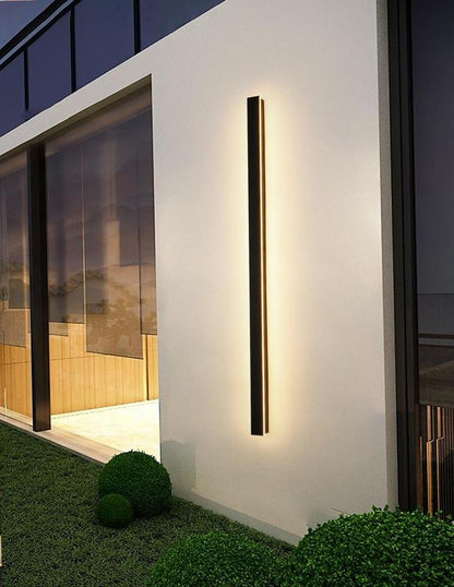 Sleek Minimalist | Outdoor Wall Lamp with Dimmable LED Light | IP65 Rated for Stylish Exterior Illumination 3