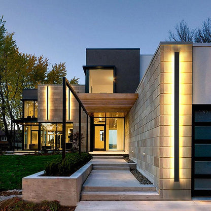 Sleek Minimalist | Outdoor Wall Lamp with Dimmable LED Light | IP65 Rated for Stylish Exterior Illumination 5