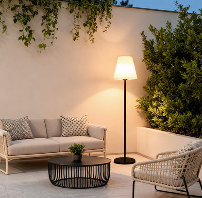 Solara | Modern Elegant Solar Outdoor Floor Lamp with RGB Effects 0