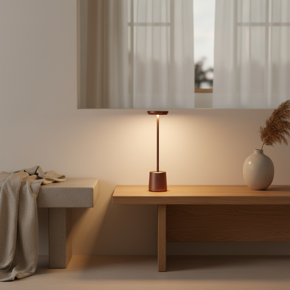 Luminara | Modern Elegant Cordless LED Table Lamp with Adjustable Light