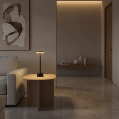 Luminara | Modern Portable Aluminum Cordless Table Lamp with Dimming Feature