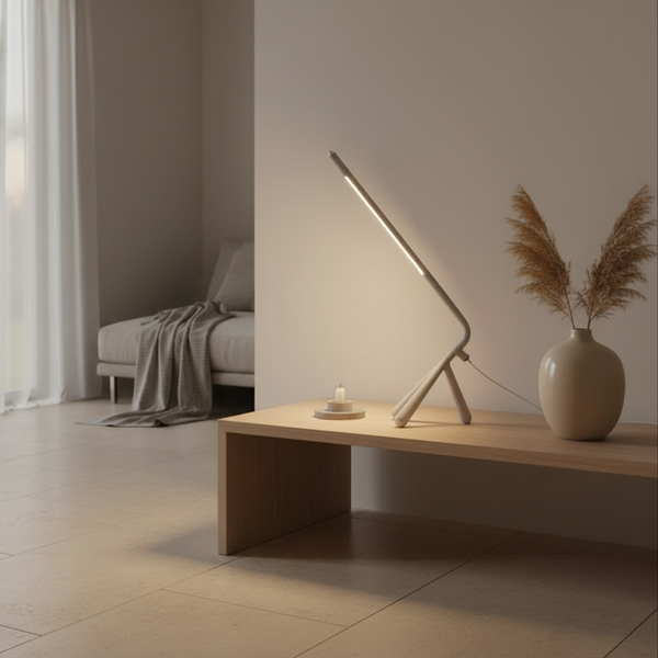 Trilux | Modern Minimalist Three-Legged LED Table Lamp for Bedroom