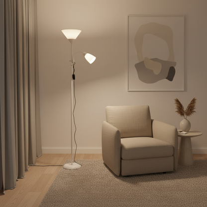 Luminara | Modern Adjustable Dimmable Torchiere Floor Lamp