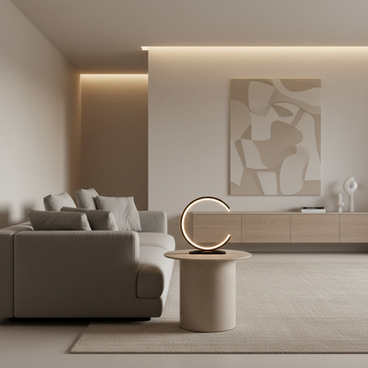 CylindraLight | Modern Touch-Control LED Table Lamp for Bedroom or Desk