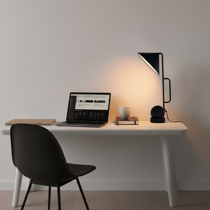 Nocturne | Modern Black Metal Adjustable LED Desk Lamp