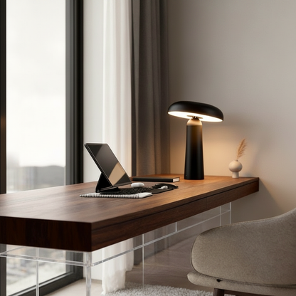 MushroomGlow | Whimsical Portable Cordless Table Lamp with Dimmable LED