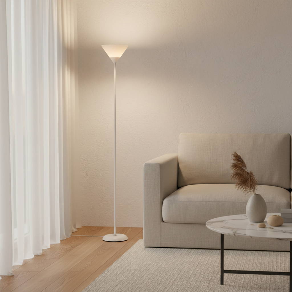 Luminara | Modern Adjustable Dimmable Torchiere Floor Lamp
