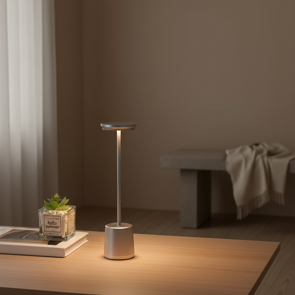 Luminara | Modern Elegant Cordless LED Table Lamp with Adjustable Light