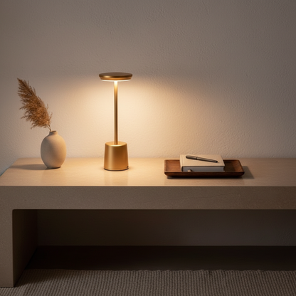 Luminara | Modern Elegant Cordless LED Table Lamp with Adjustable Light