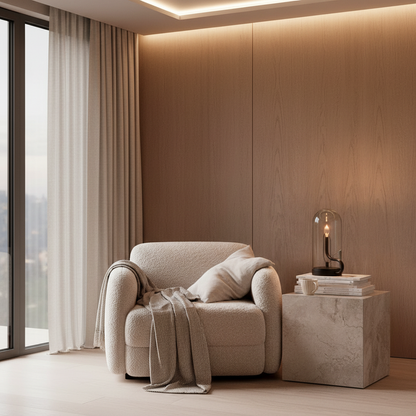 Luminara | Stylish Portable Glass Dome Battery Operated Table Lamp