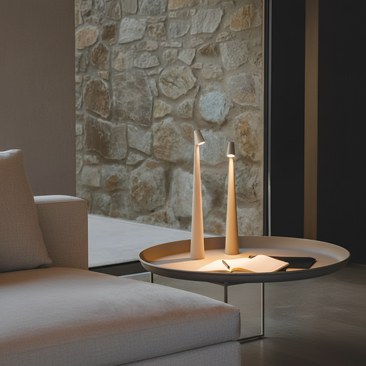 Luminara | Stylish Dimmable LED Cone Shaped Table Lamp for Modern Spaces