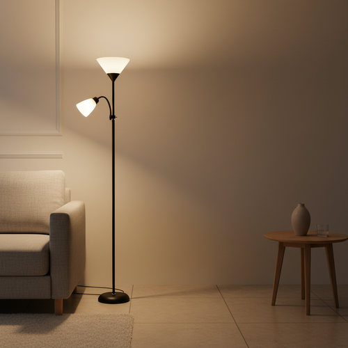 Luminara | Modern Adjustable Dimmable Torchiere Floor Lamp