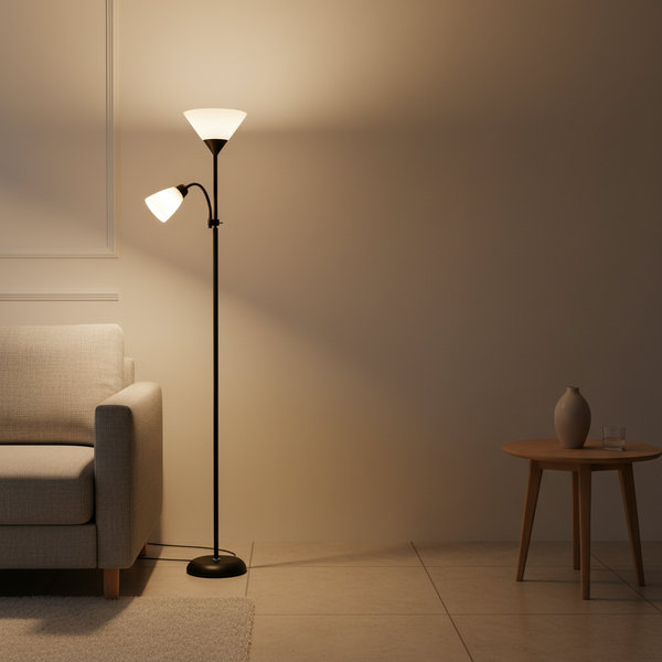 Luminara | Modern Adjustable Dimmable Torchiere Floor Lamp