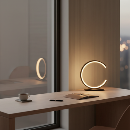 CylindraLight | Modern Touch-Control LED Table Lamp for Bedroom or Desk