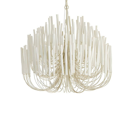 TimberGlow | Elegant Rustic Wooden Modern Chandelier Light with Adjustable Chain