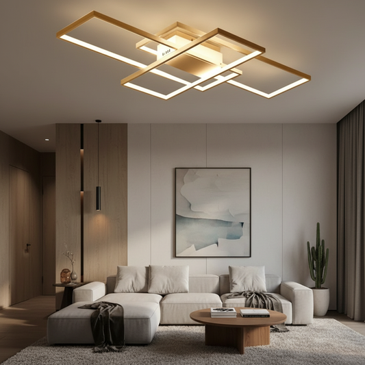 Luminara | Stylish Modern Multi-Tiered Flush Mount Ceiling Light Fixture