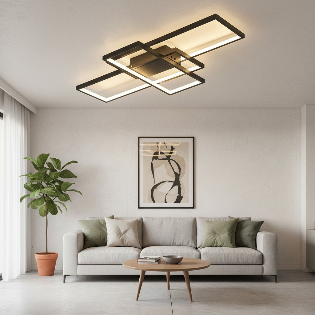 Luminara | Stylish Modern Multi-Tiered Flush Mount Ceiling Light Fixture