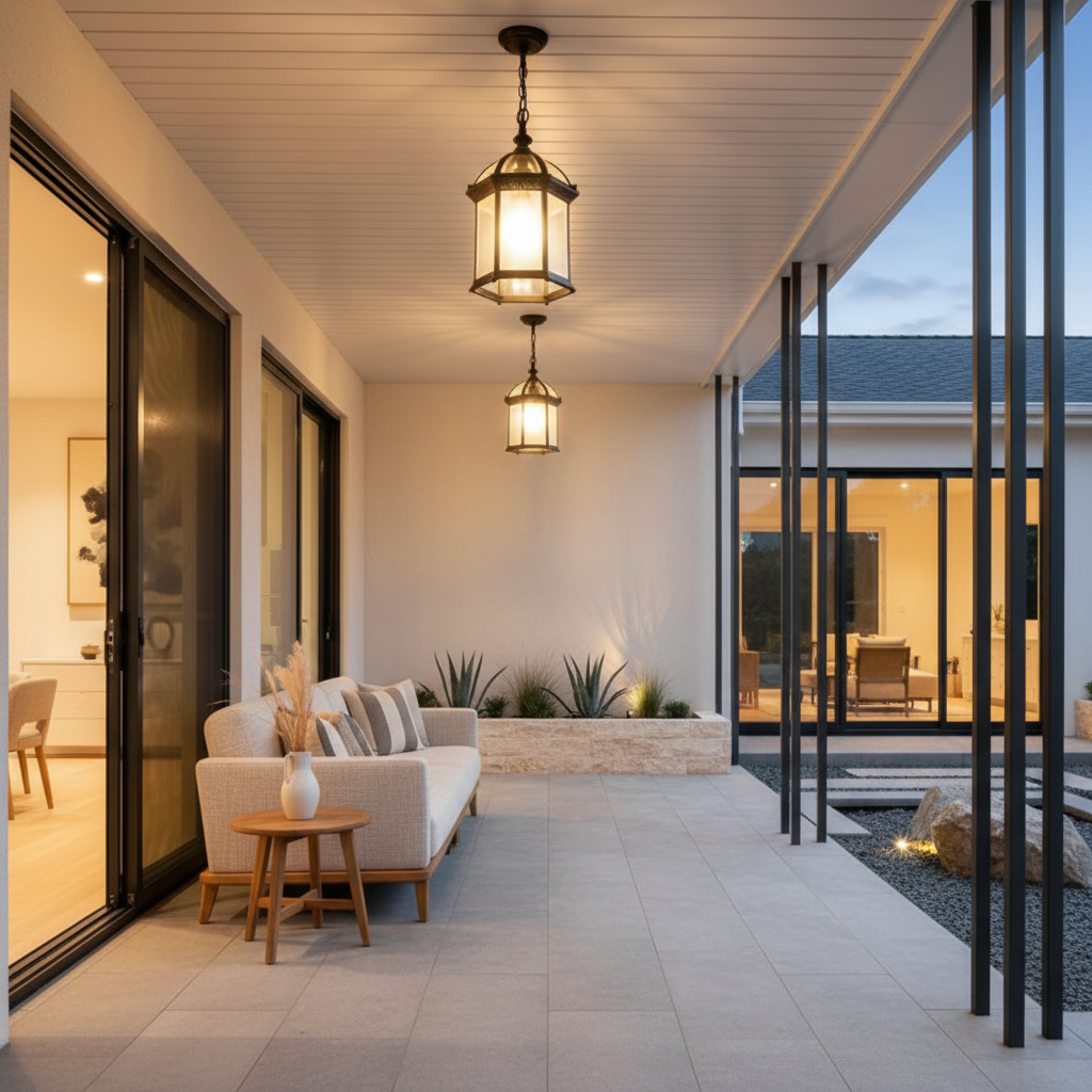 Luminara | Elegant Retro Aluminum Outdoor Wall Lights for Classic Illumination