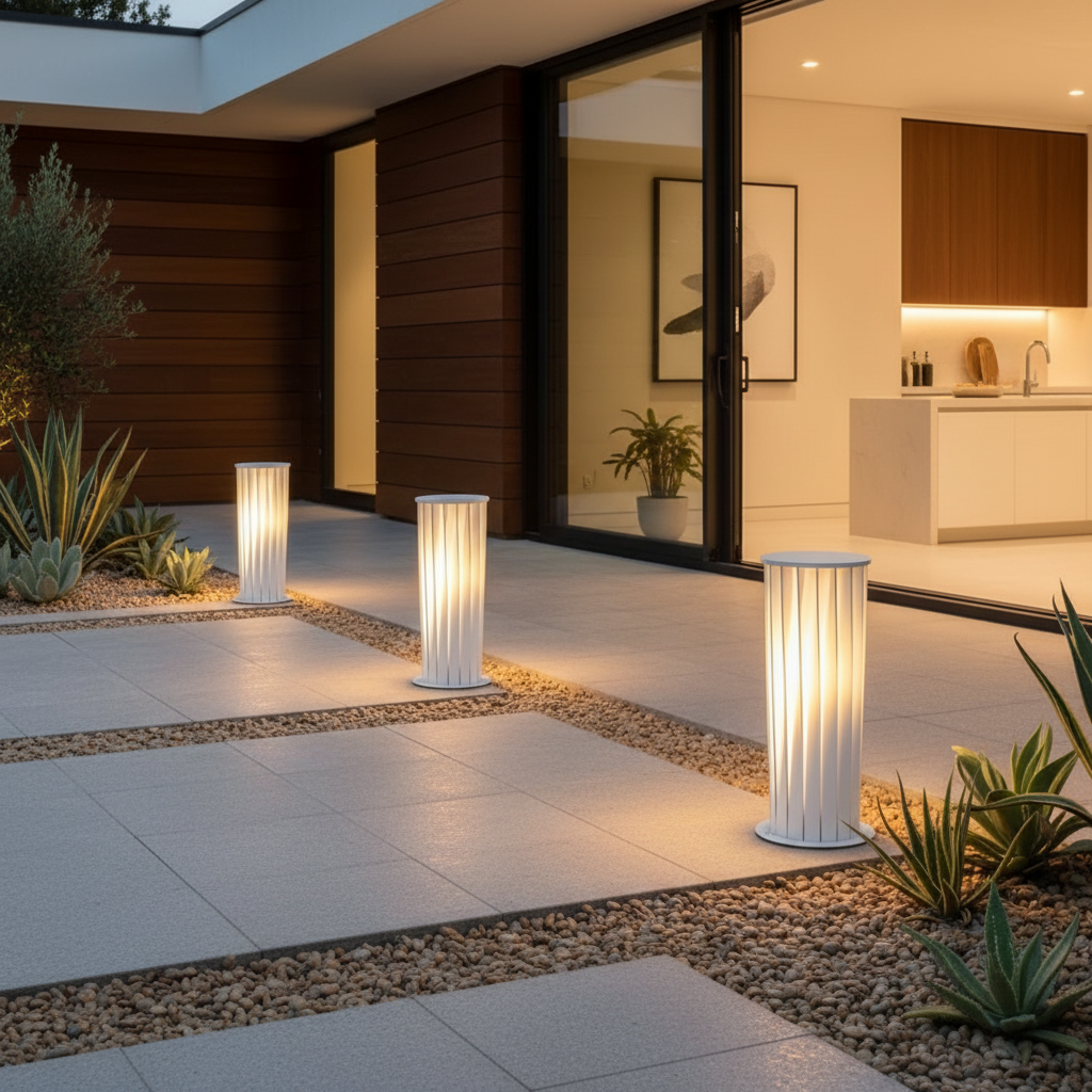 Luminara | Stylish Twisted Metal Solar Outdoor Lantern Light