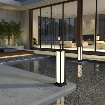 Luminara | Elegant Waterproof Outdoor Pillar Lights for House