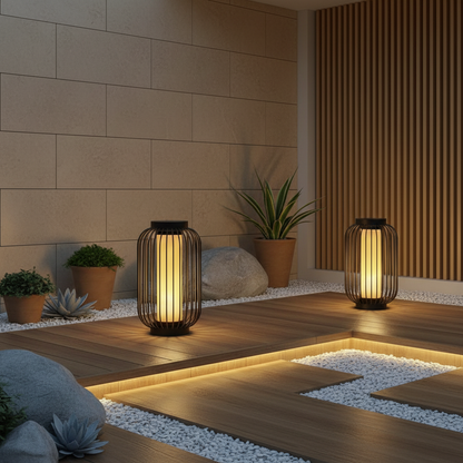 Luminara | Stylish Modern Outdoor Wall Lantern with Waterproof Design