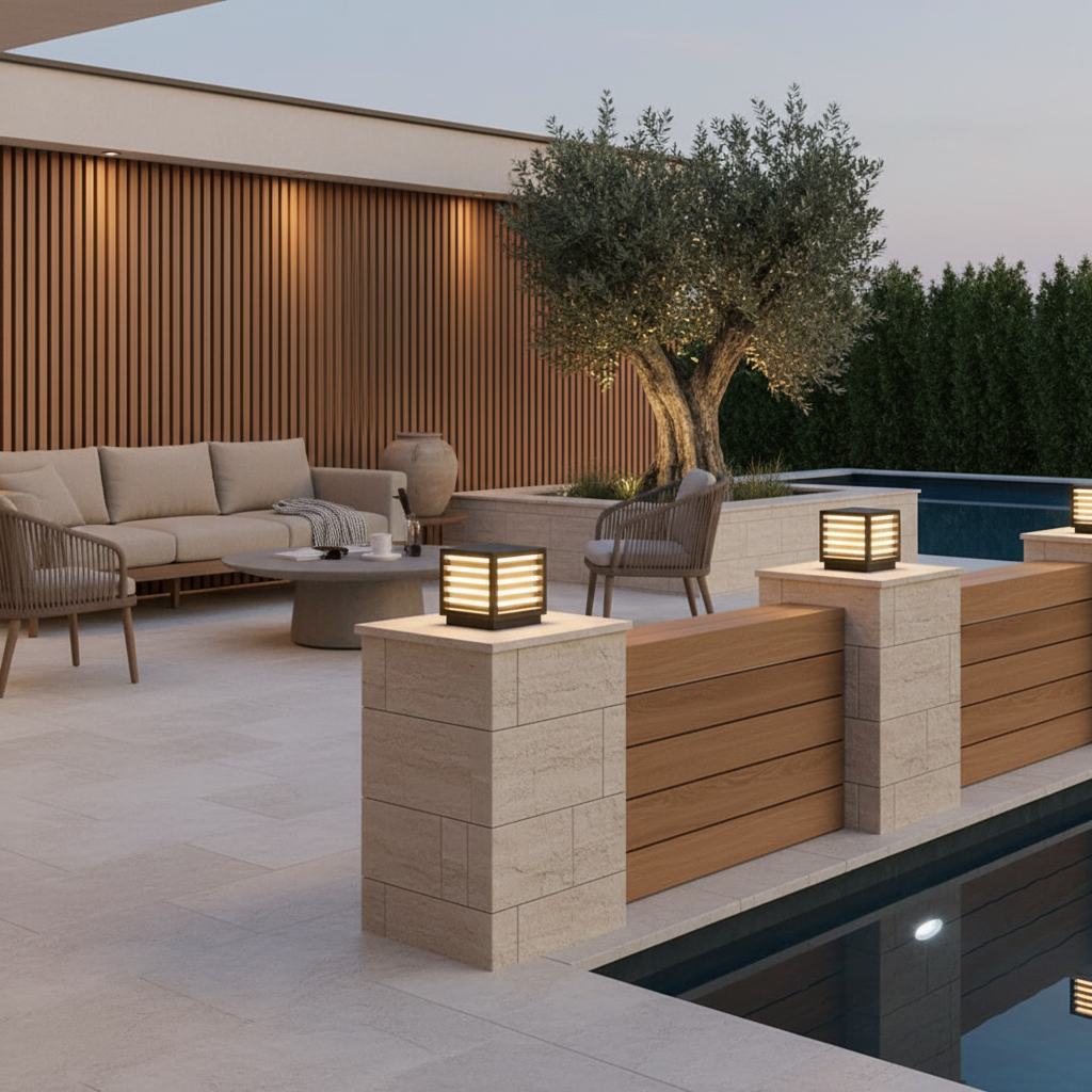 Luminara | Elegant Waterproof Solar Outdoor Wall Light Fixture