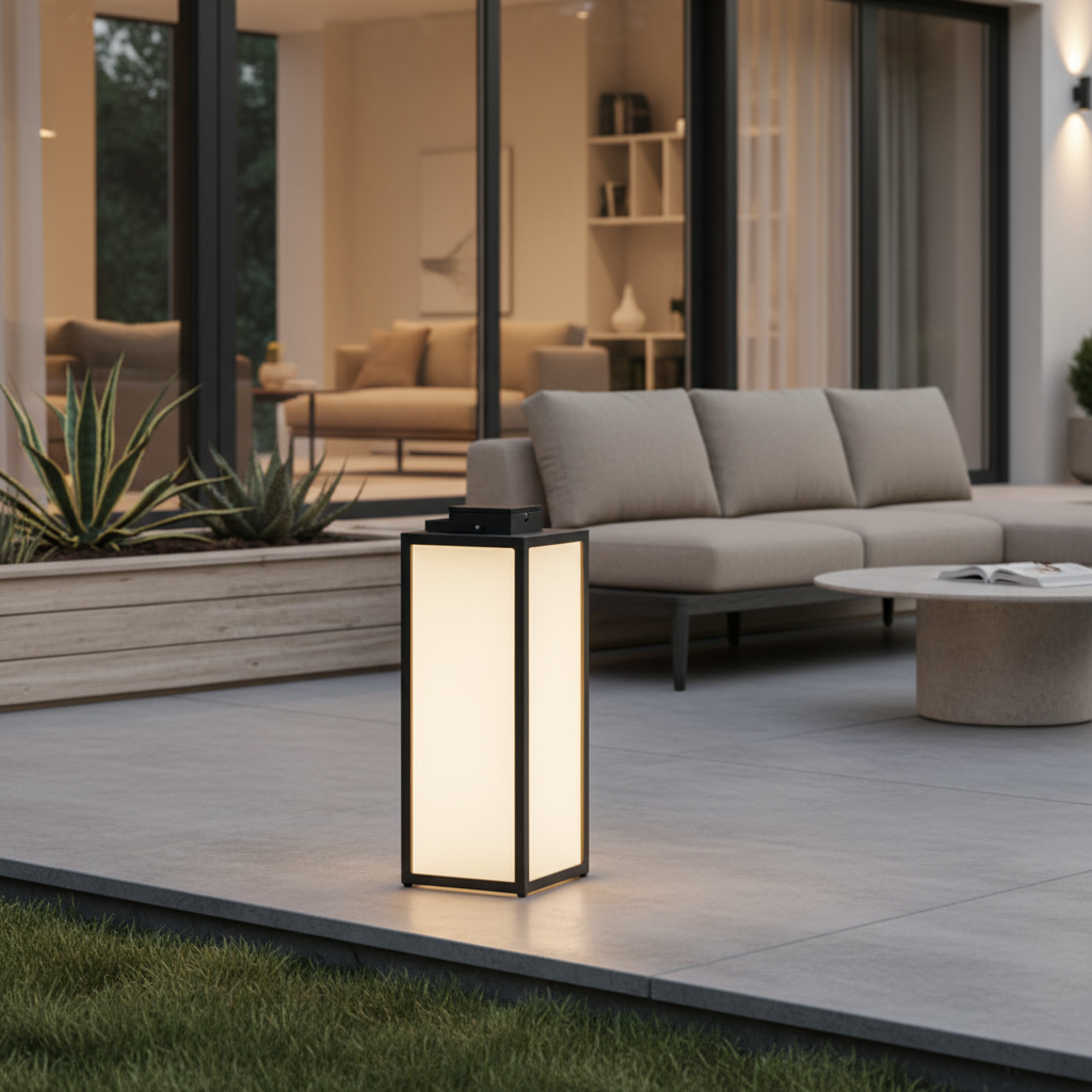 LumiSquare | Versatile Waterproof Stainless Steel Outdoor Lantern