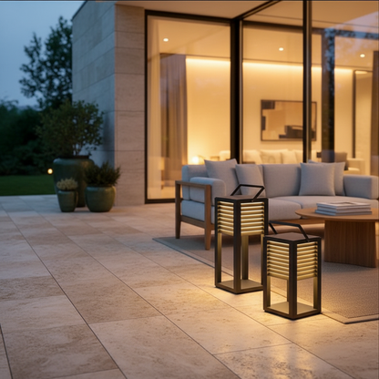 Lumenara | Modern Sleek Portable Outdoor Lantern for Versatile Illumination