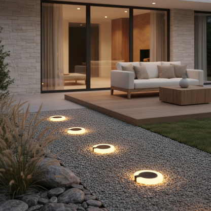 Luminara | Stylish Adjustable Solar Garden Lights 4-Pack Set