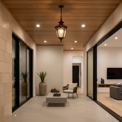 RetroGlow | Stylish Vintage Outdoor Wall Lights with Adjustable Chain