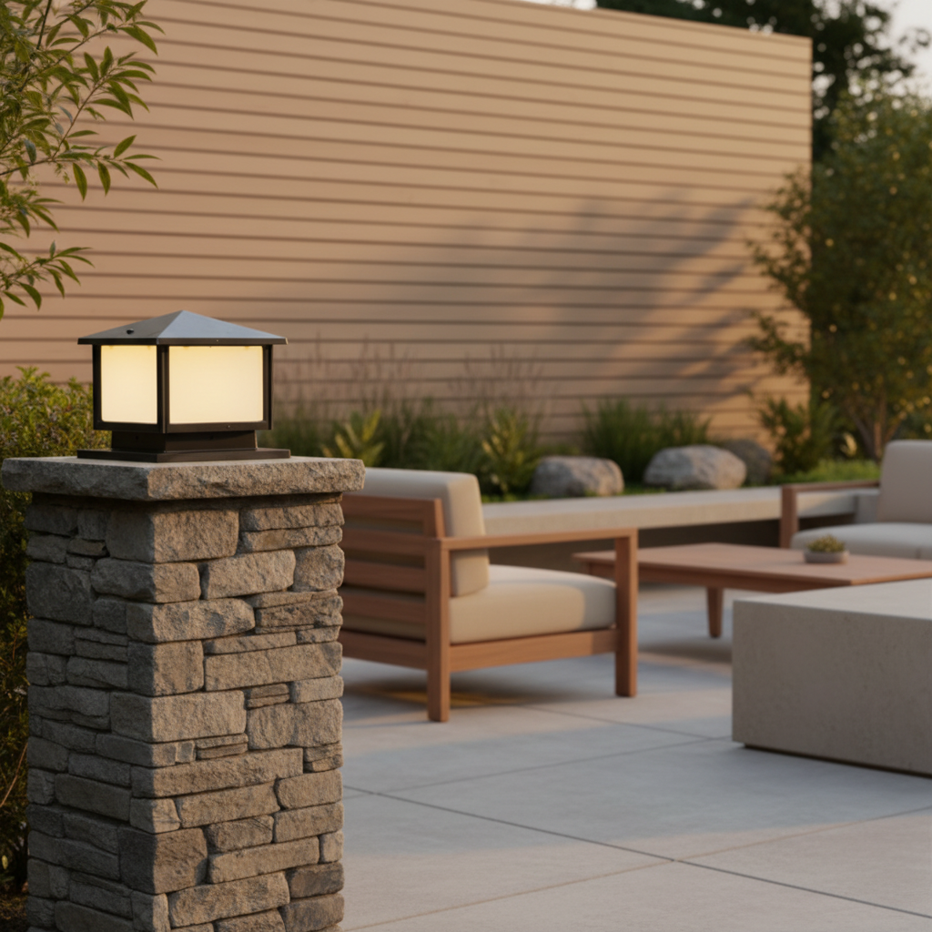 Solara | Modern Durable Solar Outdoor Pillar Garden Lights
