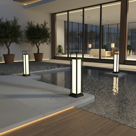 Luminara | Elegant Waterproof Outdoor Pillar Lights for House